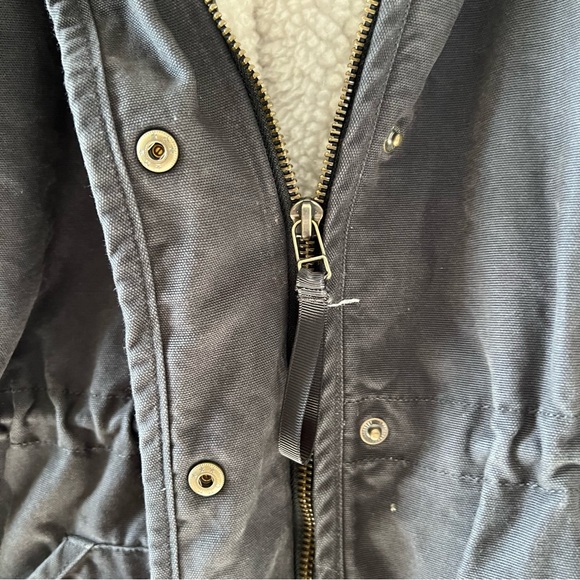 Universal Thread Women’s Black Hooded Jacket with Sherpa Lining - Picture 3 of 9